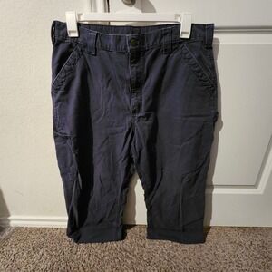 Carhartt B151NVY Mens 38x34 Dark Blue Original Dungaree Fit Work Pants